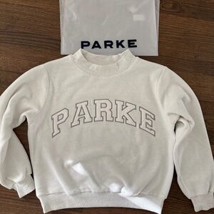 PARKE Inside Out Mockneck Sweatshirt S/M NWT!!